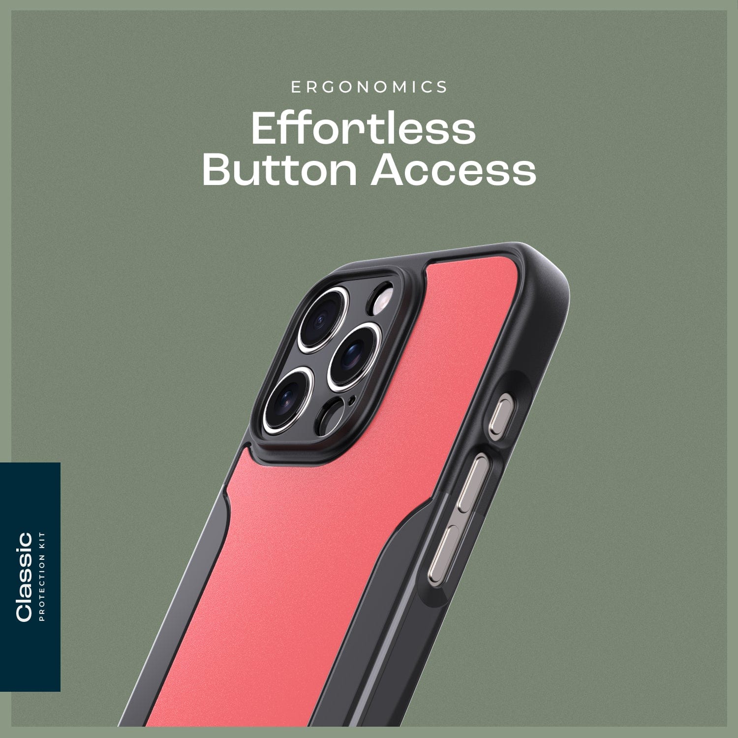 Classic Series Case & Tempered Glass Kit - Apple iPhone 16 Pro Max