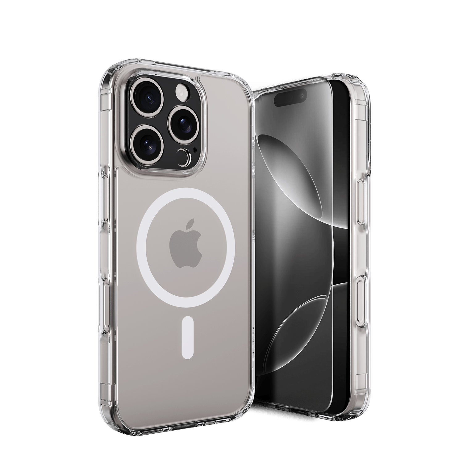 Classic Series Clear Case & Tempered Glass Kit - Apple iPhone 16 Pro