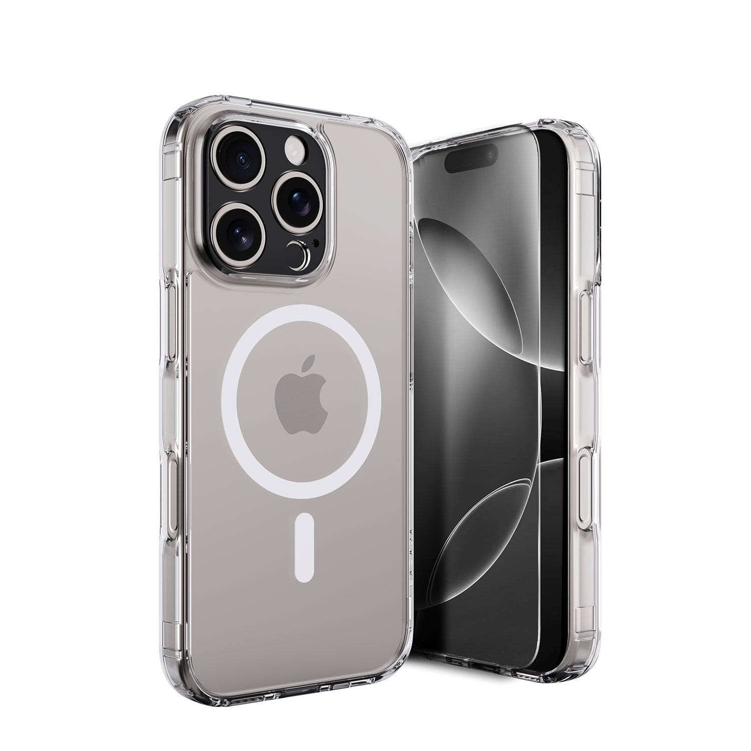 Classic Series Clear Case & Tempered Glass Kit - Apple iPhone 16 Pro