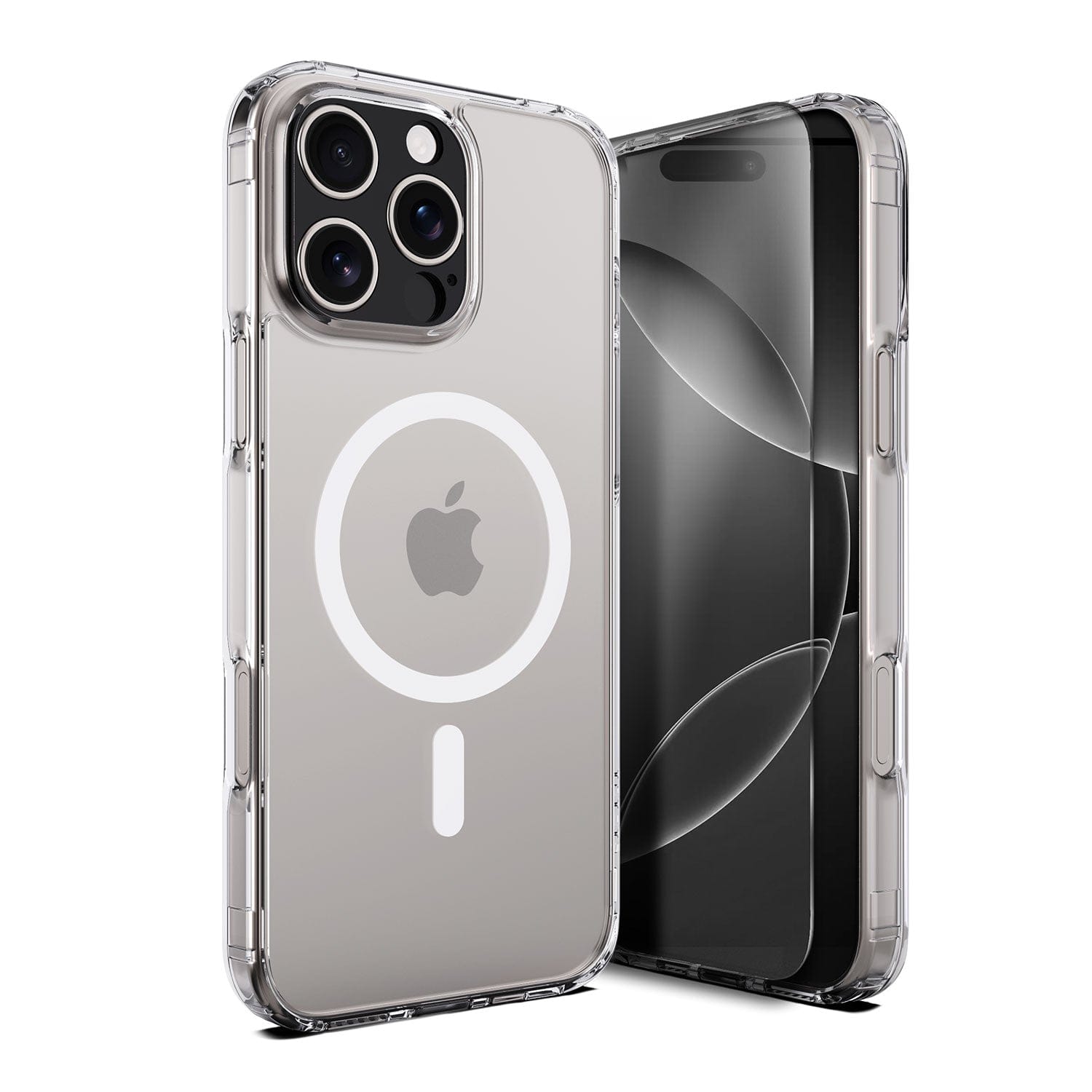 Classic Series Clear Case & Tempered Glass Kit - Apple iPhone 16 Pro Max