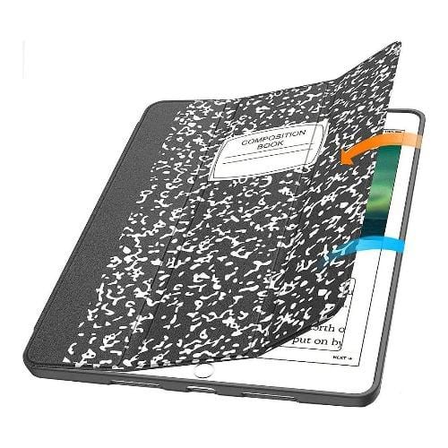 SaharaCase - Custom Folio Series Case - iPad 10.2" - Black and White - Sahara Case LLC