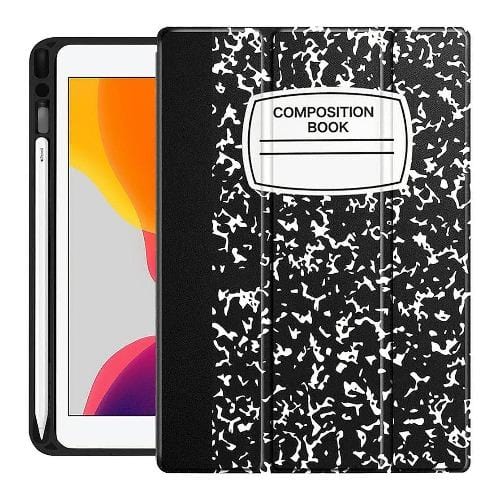 SaharaCase - Custom Folio Series Case - iPad 10.2" - Black and White - Sahara Case LLC