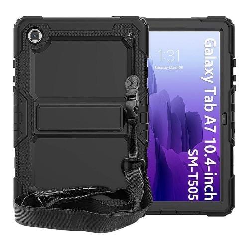 SaharaCase - Defence Case - for Galaxy Tab A7 - Black - Sahara Case LLC