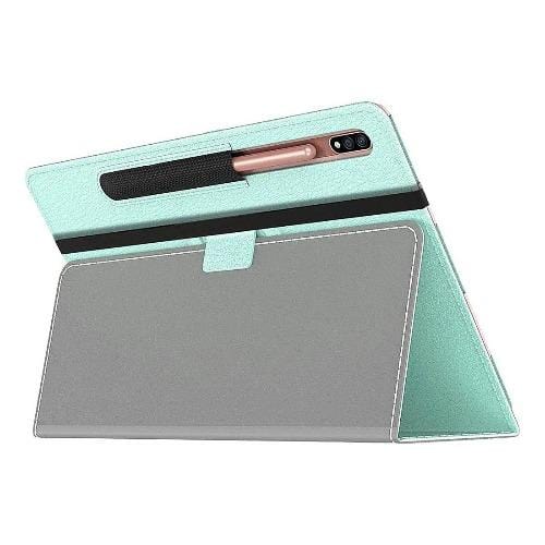 SaharaCase - Folio Series Case - for Samsung Galaxy Tab S7 Plus - Mint/Teal - Sahara Case LLC