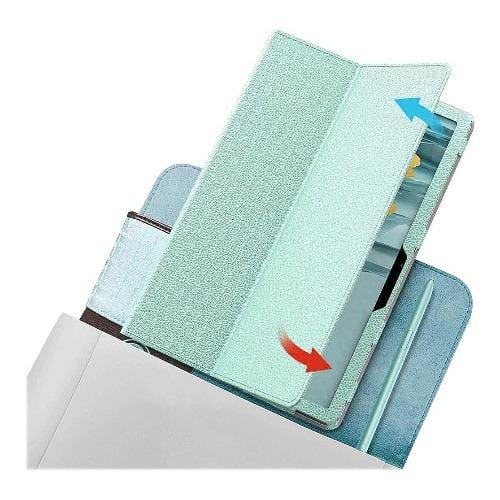 SaharaCase - Folio Series Case - for Samsung Galaxy Tab S7 Plus - Mint/Teal - Sahara Case LLC