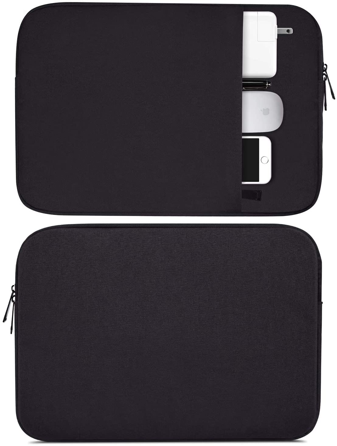 Sleeve Case for Microsoft Surface Pro X, Pro 7, Pro 8, Pro 9, Pro 10 & iPad Pro 12.9 Tablets - Black