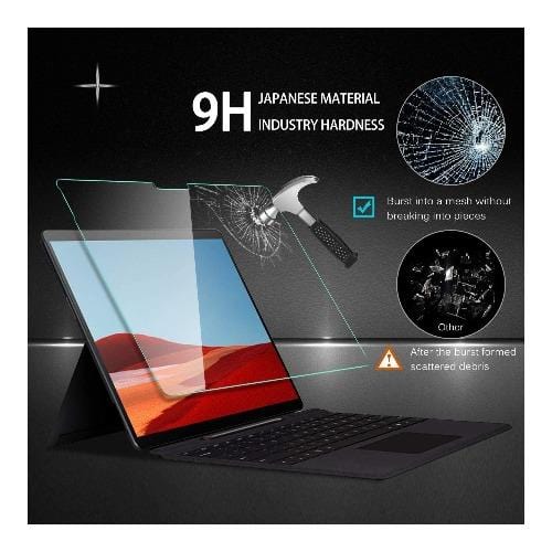 ZeroDamage - Microsoft Surface Pro X - Tempered Glass Screen Protector - Sahara Case LLC