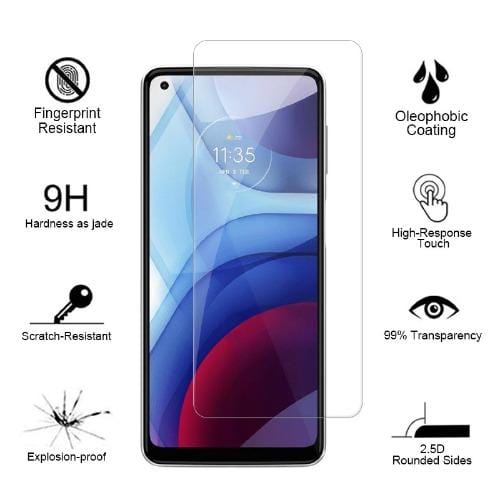ZeroDamage - Ultra Strong+ HD Glass Screen Protector for Motorola Moto G Power (9th Gen) - Sahara Case LLC