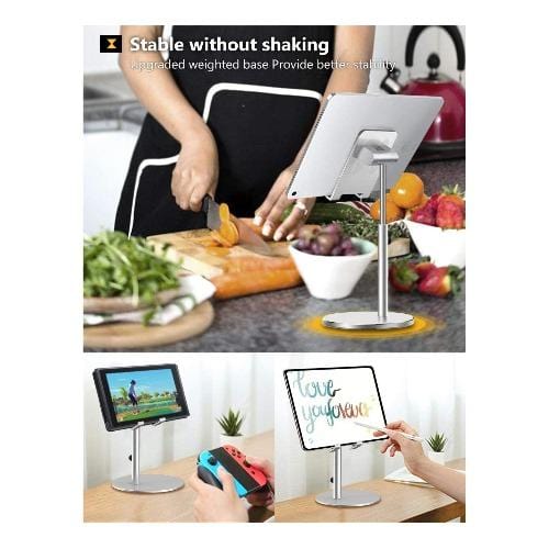 Stand for Most Cell Phones and Tablets - Silver