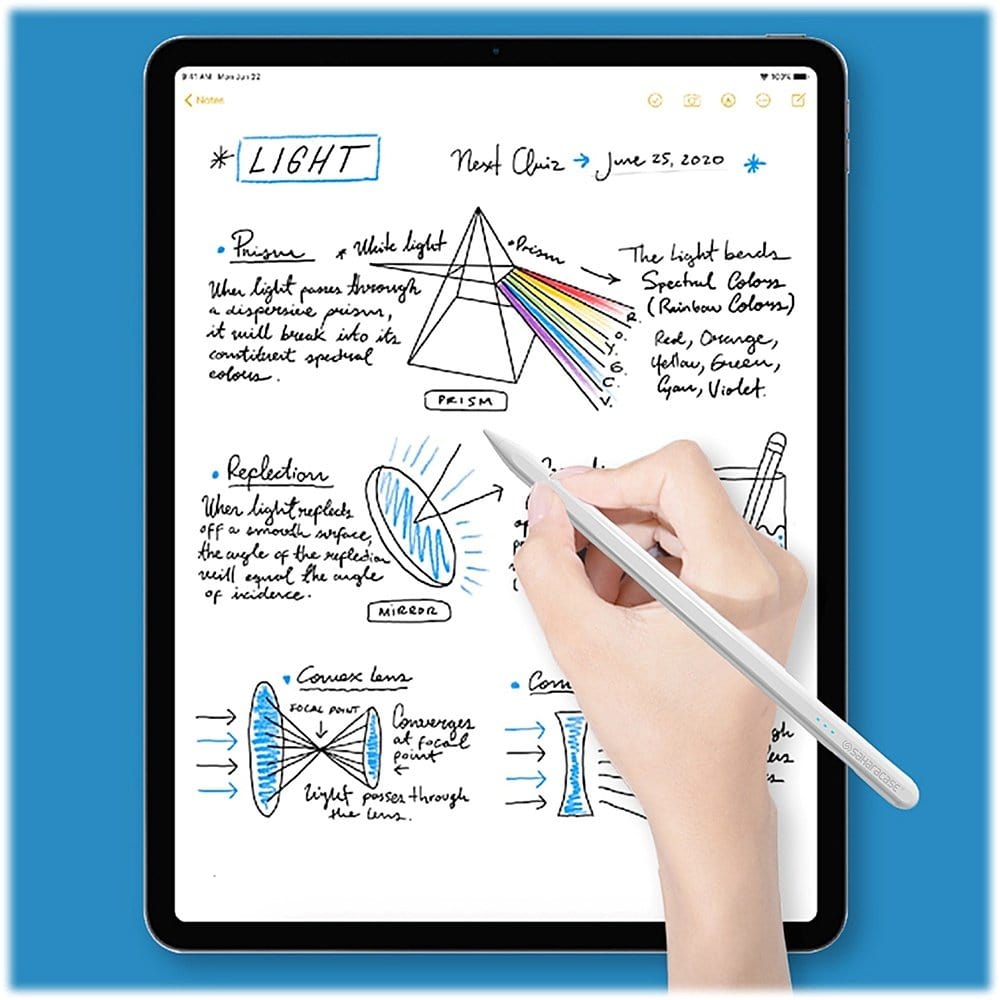 Palm Rejection Universal Stylus Pen - White
