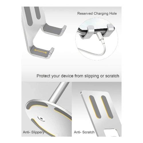 Stand for Most Cell Phones and Tablets - Silver