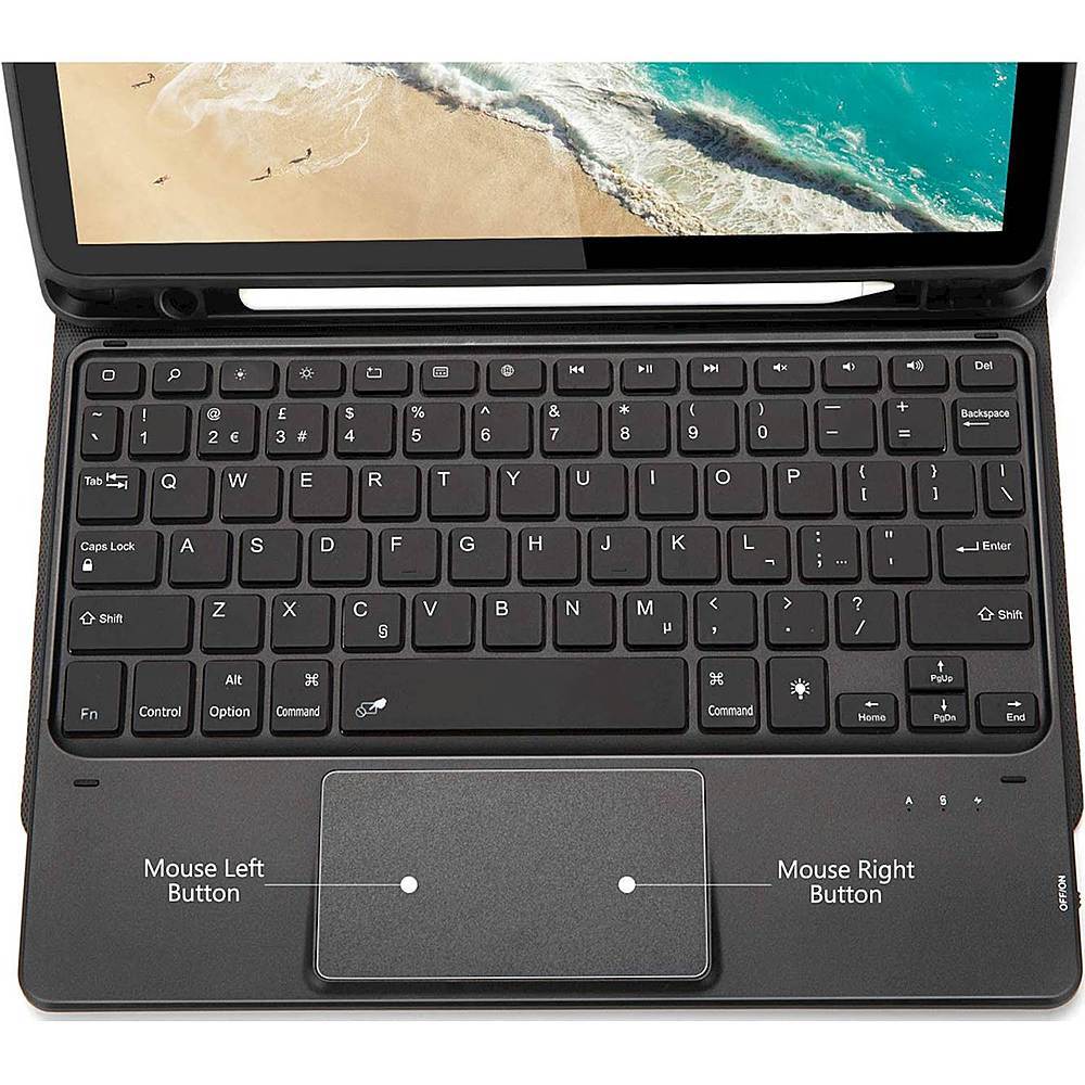Keyboard Case with Mouse Pad for Apple iPad 10.2" (9th Generation 2021)