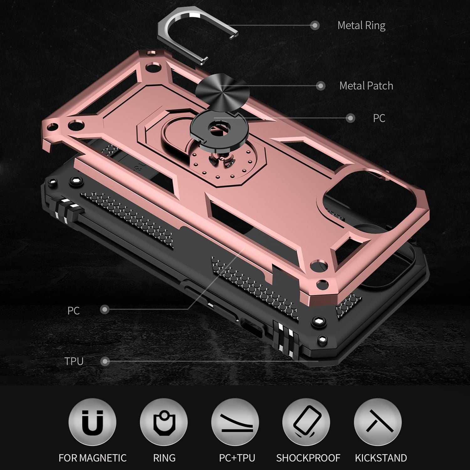 Raider Series Kickstand Case - iPhone 13 & iPhone 14