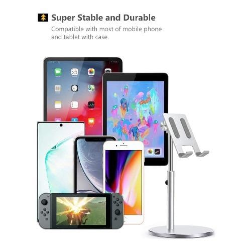 Stand for Most Cell Phones and Tablets - Silver