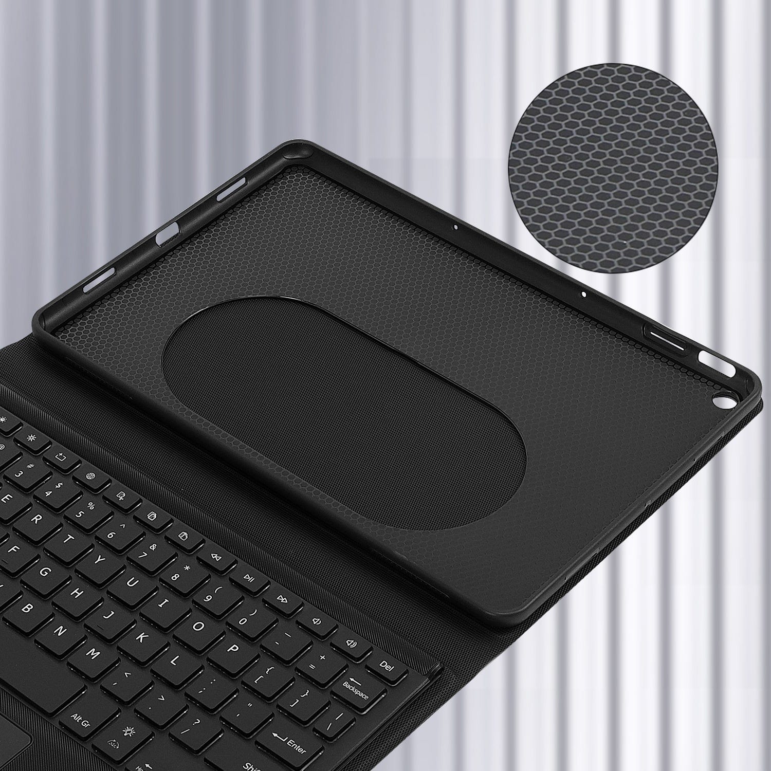 Keyboard Case with Mouse Pad - Google Pixel Tab - Black