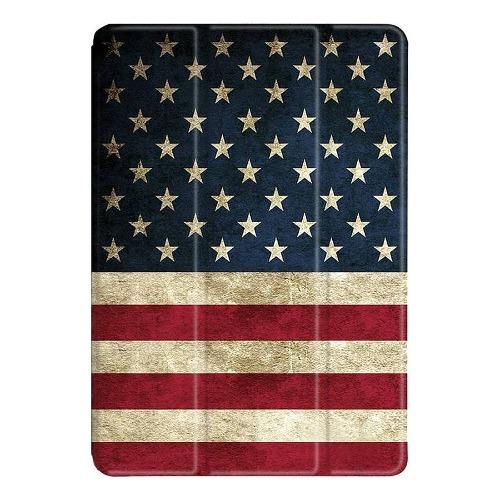 SaharaCase - Custom Folio Series Case - iPad 10.2" (7th Gen 2019 and 8th Gen 2020) - Red, White, Blue - Sahara Case LLC