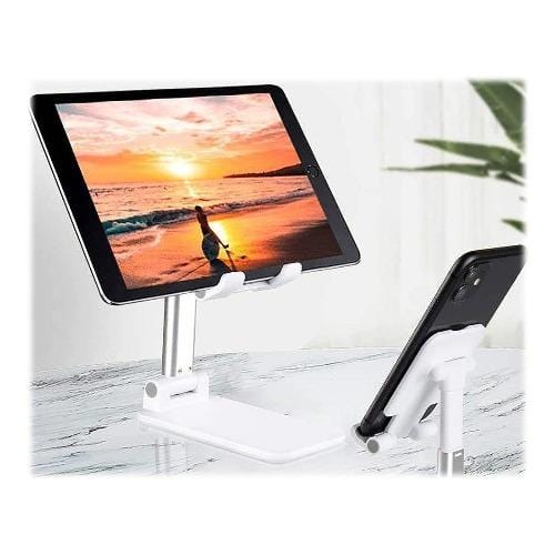 SaharaCase - Foldable Stand - for Most CellPhones and Tablets - White - Sahara Case LLC