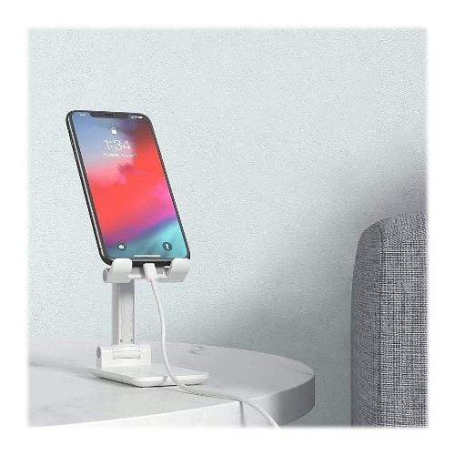 SaharaCase - Foldable Stand - for Most CellPhones and Tablets - White - Sahara Case LLC