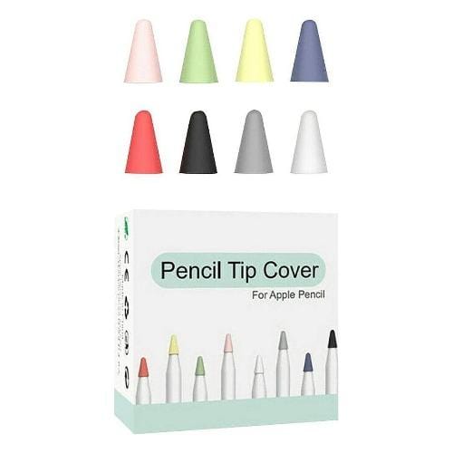 SaharaCase - Nib Cover - for Apple Pencil (8 piece) - Mixed Colors - Sahara Case LLC