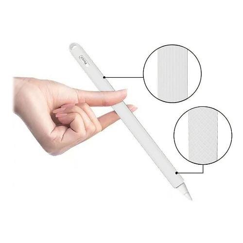 SaharaCase - Silicone Grip Case - for Apple Pencil (2nd Gen 2018) - White - Sahara Case LLC