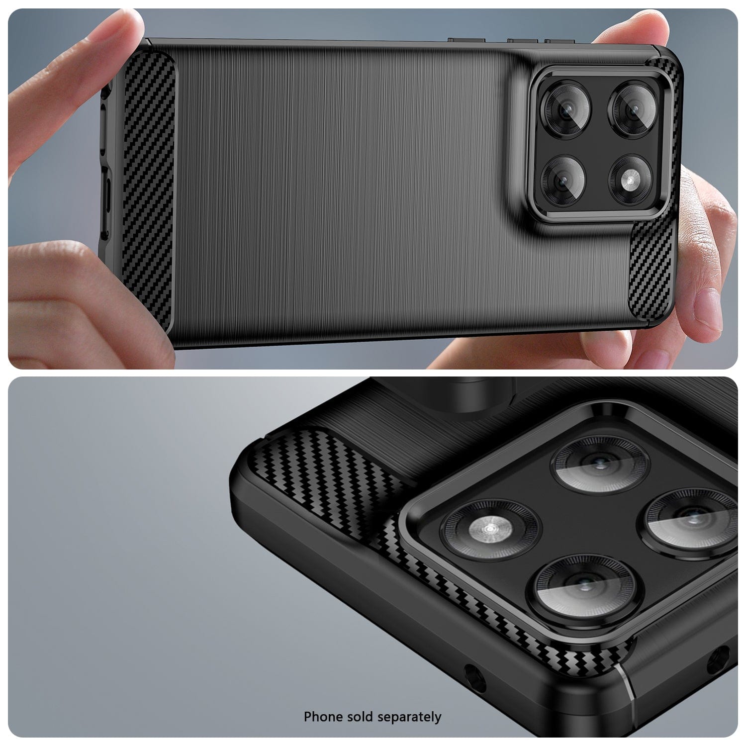 Venture Series Anti-Slip Case - Motorola G Stylus 5G (2025) - Scorpion Black