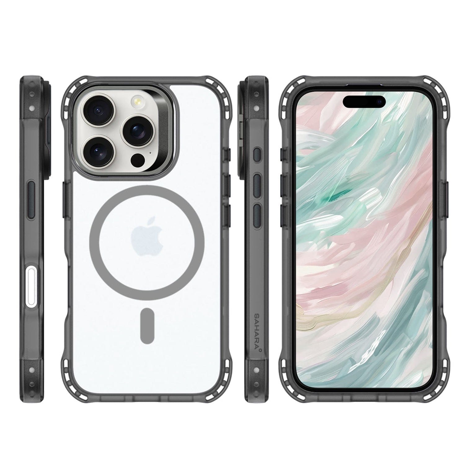 Venture Series Clear Rebound Case with Kickstand - Apple iPhone 16 Pro Max