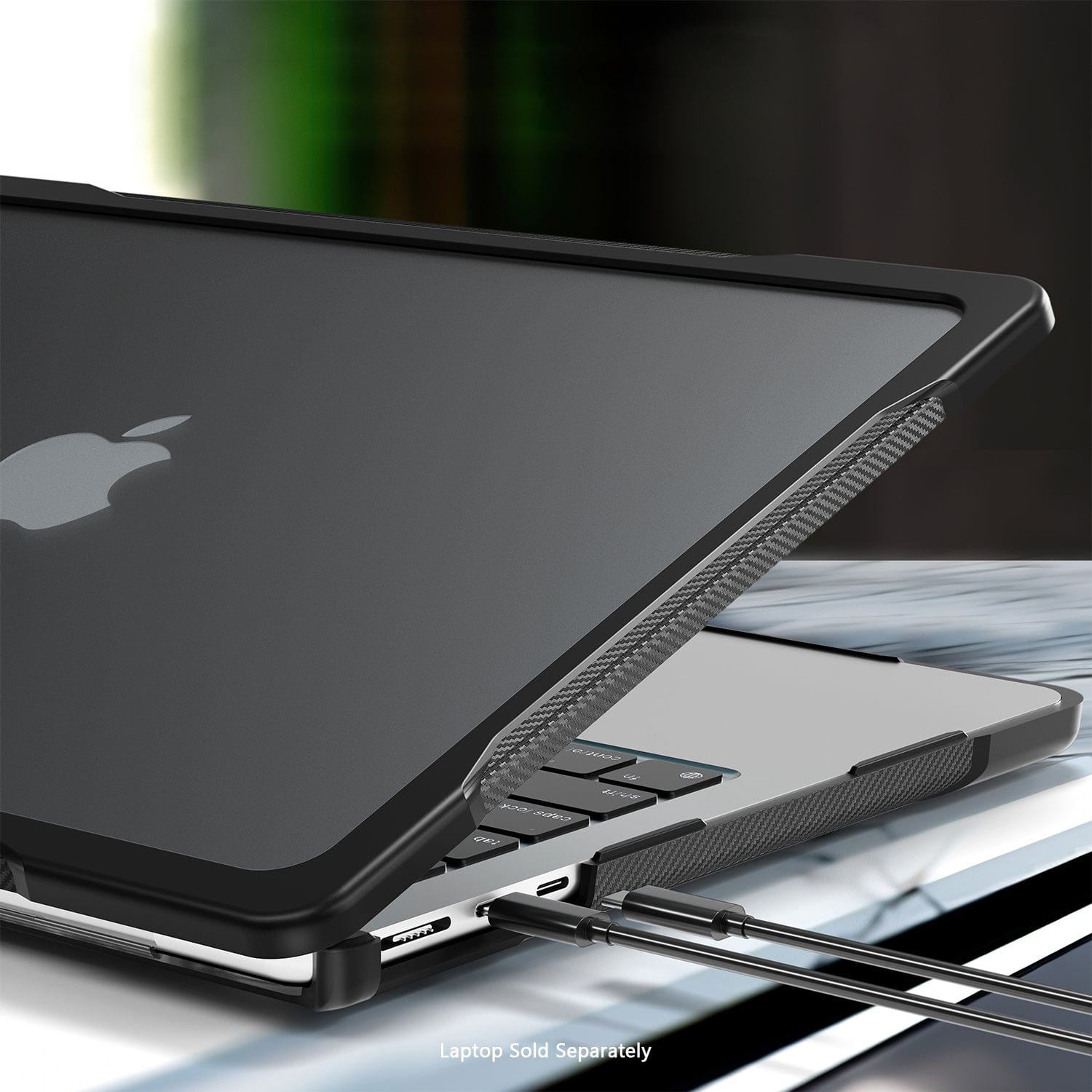 Raider Series Case for MacBook Pro 14" (2024) - Black/Clear
