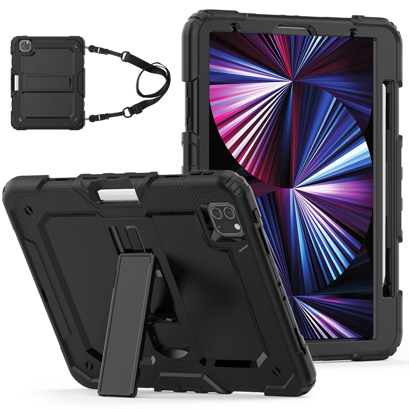 Raider Series Kickstand Hard Shell Case - iPad Pro 12.9" and 11"