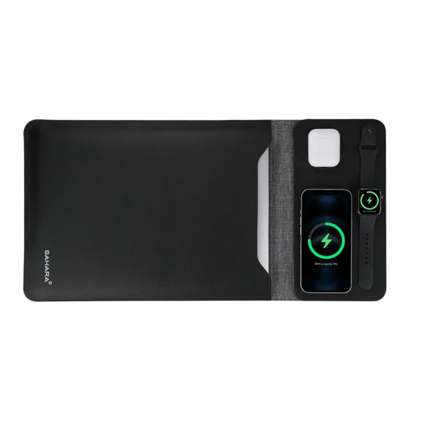 Laptop Sleeve With Wireless Charging for Laptops up to 14-inch