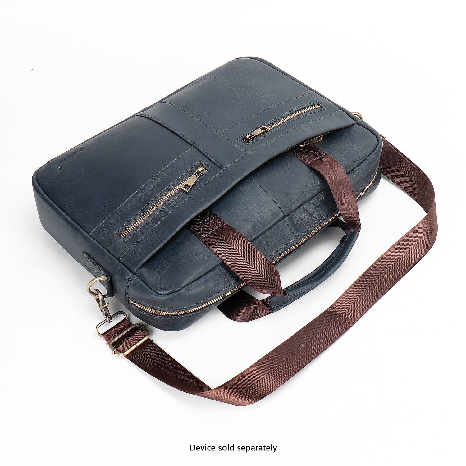 Genuine Leather Business Bag Briefcase for Laptops up to 16-inch