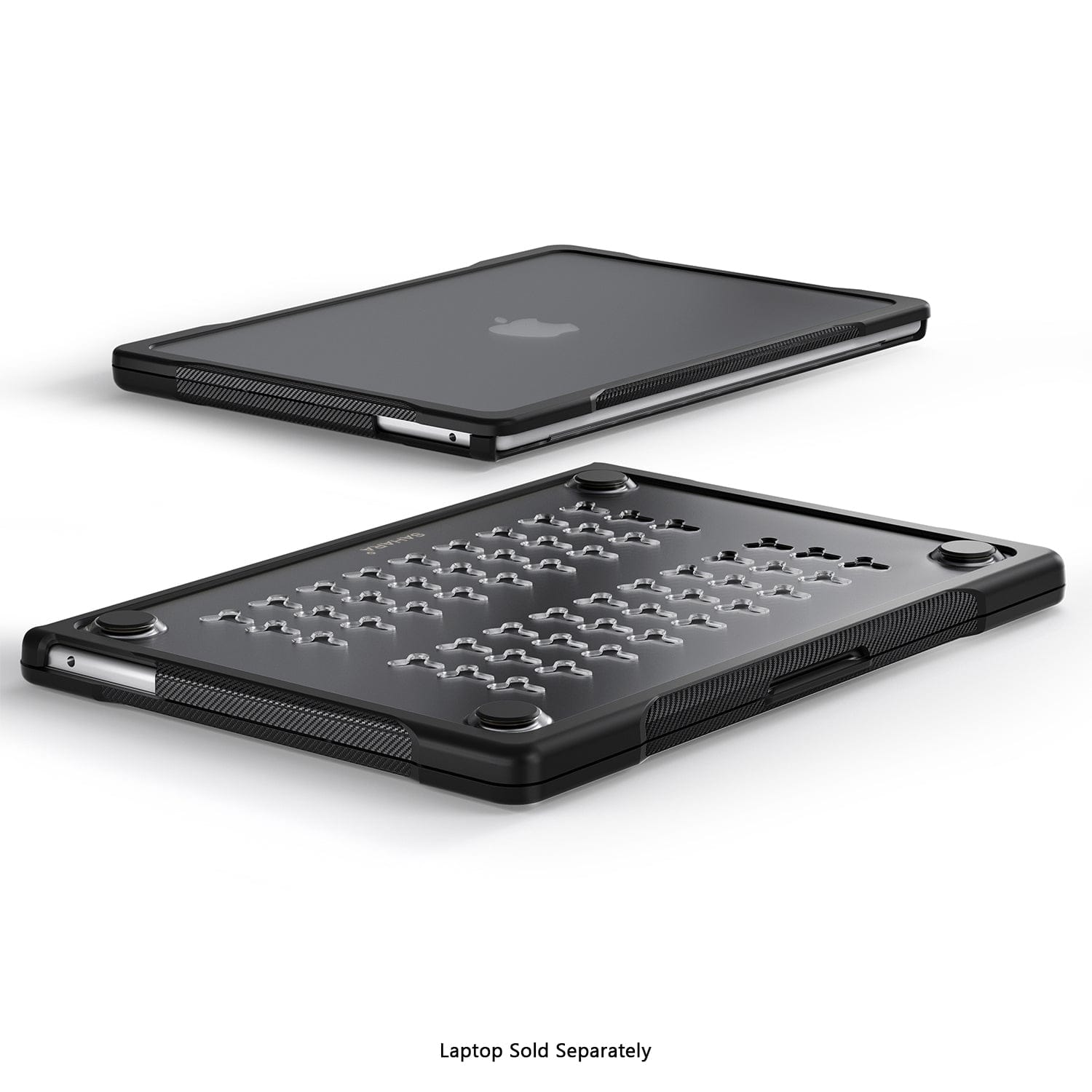 Raider Series Case for MacBook Pro 14" (2024) - Black/Clear