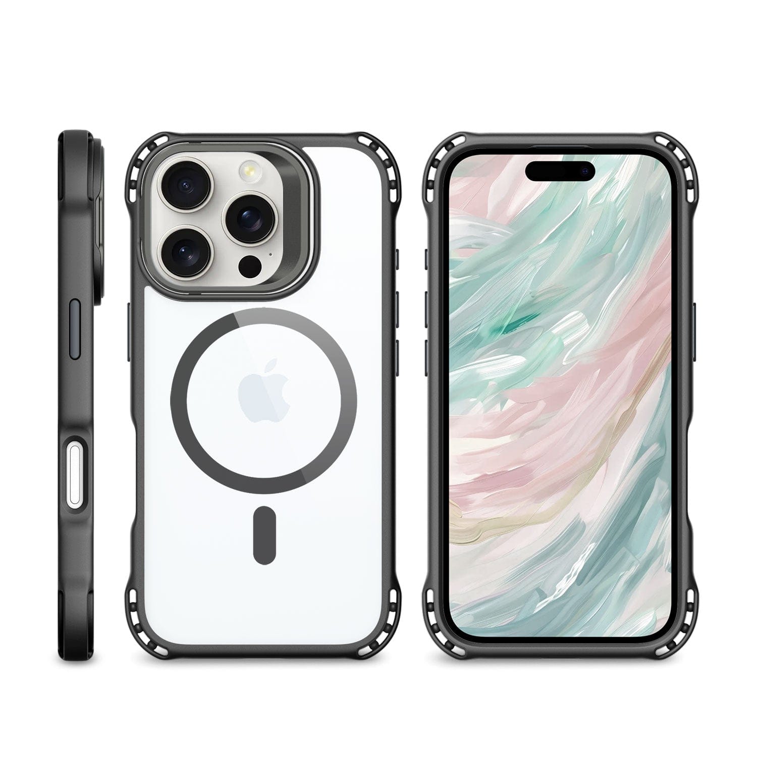 Venture Series Clear Rebound Case with Kickstand - Apple iPhone 16 Pro Max