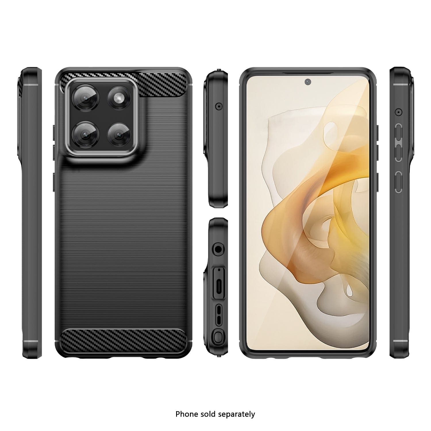 Venture Series Anti-Slip Case - Motorola G Stylus 5G (2025) - Scorpion Black