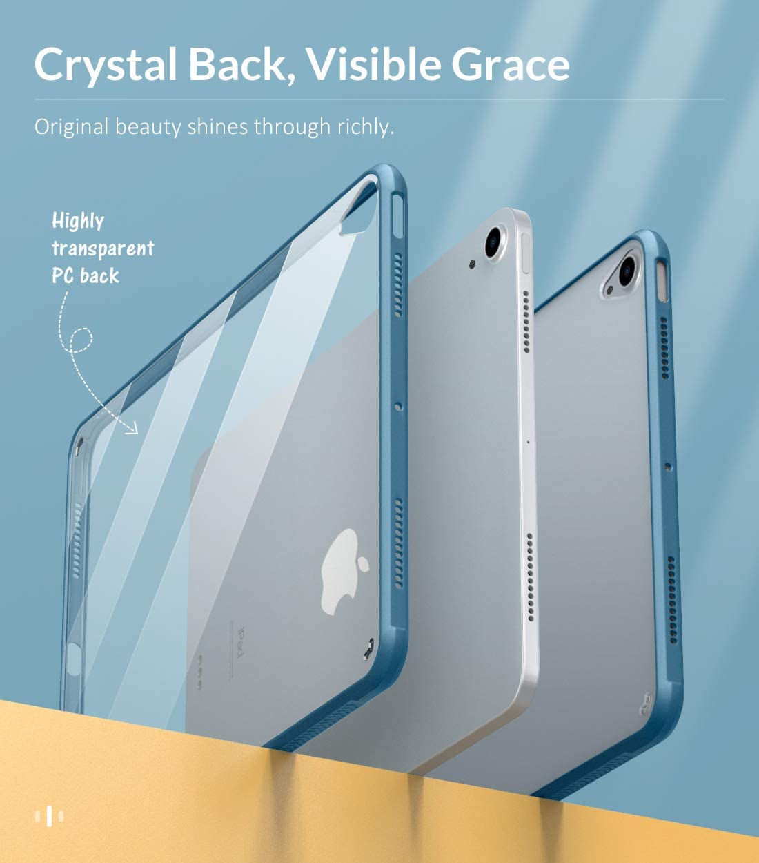 Venture Series Clear Hard Shell Case - iPad Air 10.9" and 11-inch M2