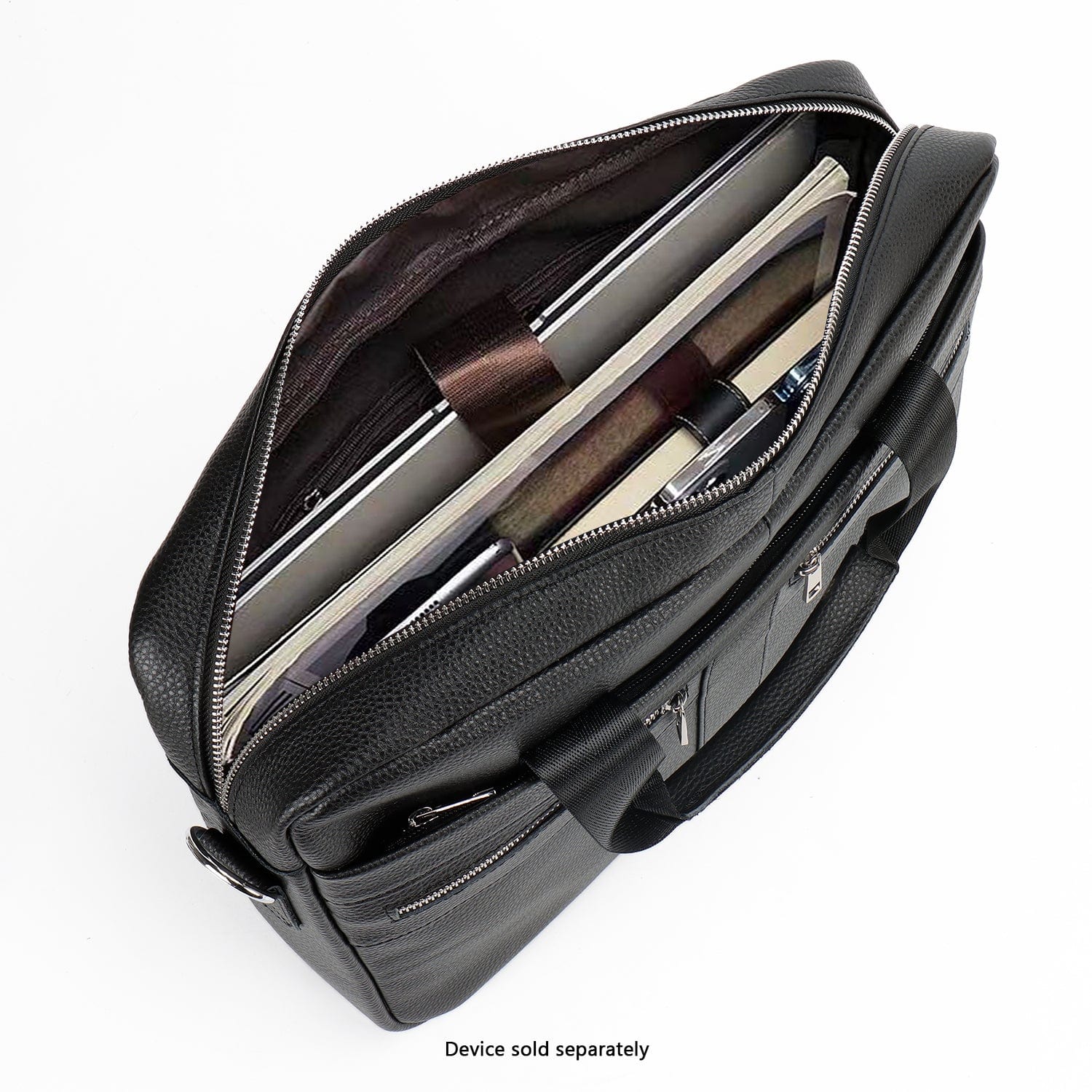 Genuine Leather Business Bag Briefcase for Laptops up to 16-inch