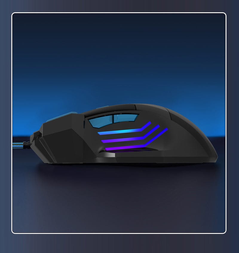 Wired Gaming Mouse - RGB LED 7-Button Precision Control | Axis Pro