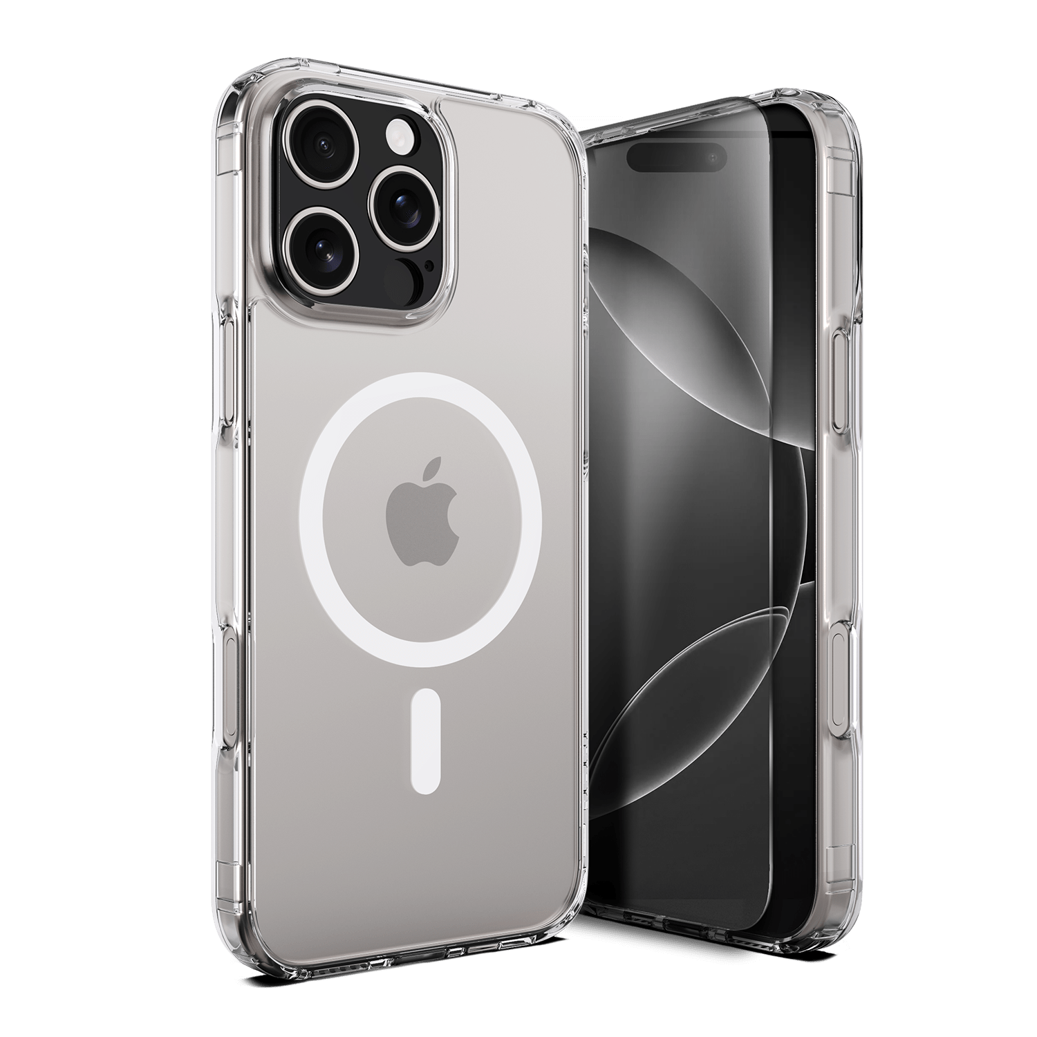 Classic Series Clear Case & Tempered Glass Kit - Apple iPhone 16 Pro Max