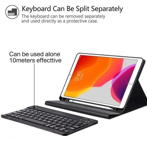 SaharaCase - Keyboard Series Case - iPad 10.2" - Scorpion Black - Sahara Case LLC